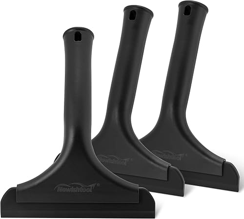 NEWISHTOOL Escobilla de goma pequeña para uso domésticoautomóvil, limpiacristales para ventanas de automóvil, parabrisas, espejos laterales,