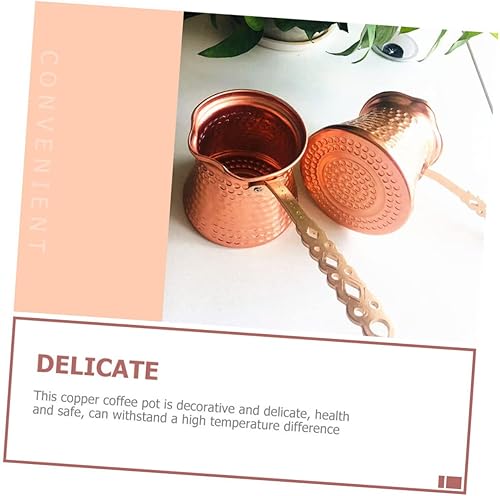 Miniatura 5 de Cabilock Taza de café turco, café expreso, café expreso, mantequilla Cezve, olla de fusión para estufa, cafetera griega árabe, tetera, tetera