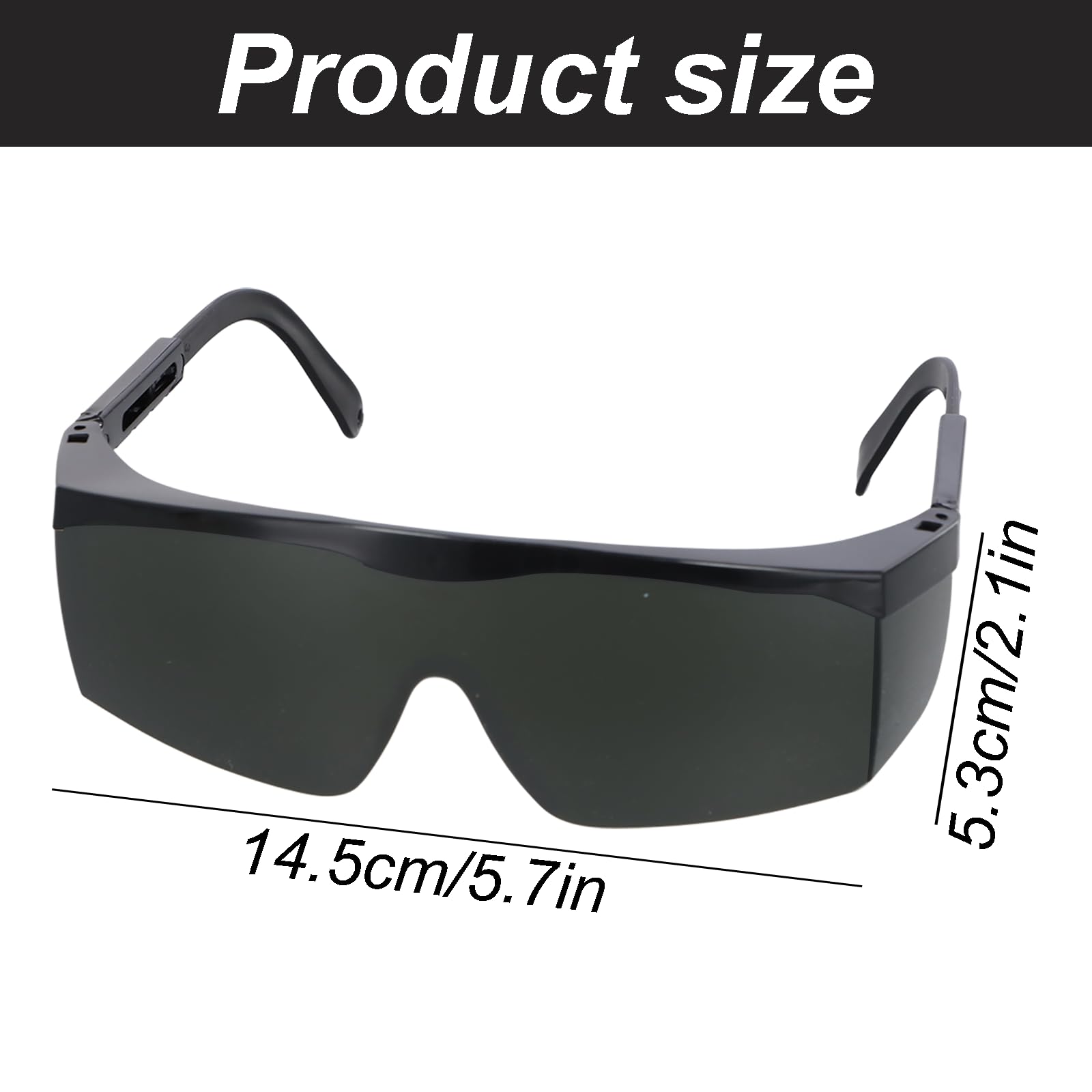 190-540nm Laser Safety Glasses, Eye Protection Goggles-Safety Glasses for Laser Cosmetology Operator Eye Protection and Laser Hair Removal Treatment, Sport Sunglasses for Biking Outdoor Hiking - Image 2