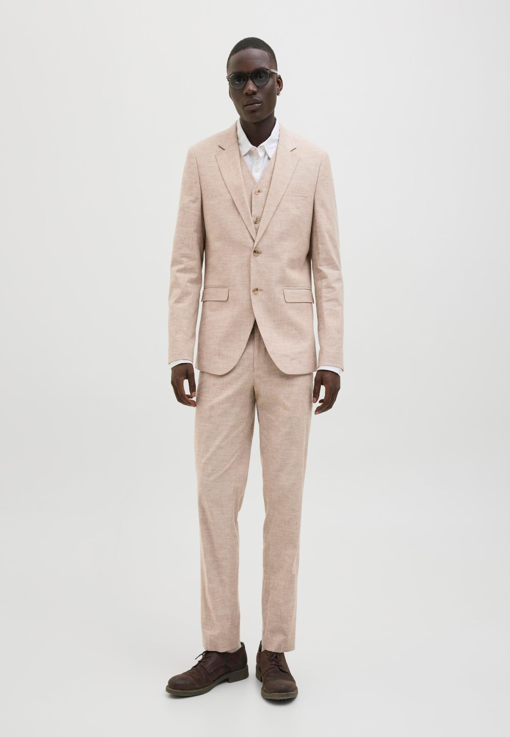 JACK & JONES Jprriviera Linen Blazer Slim Fit Sn Homme