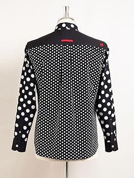河谷シャツ 長袖シャツ トップス ボタンダウン ドット柄 大きいサイズ Amazon.co.jp: シャツ 長袖 男女兼用/河谷シャツ ドットシャツ