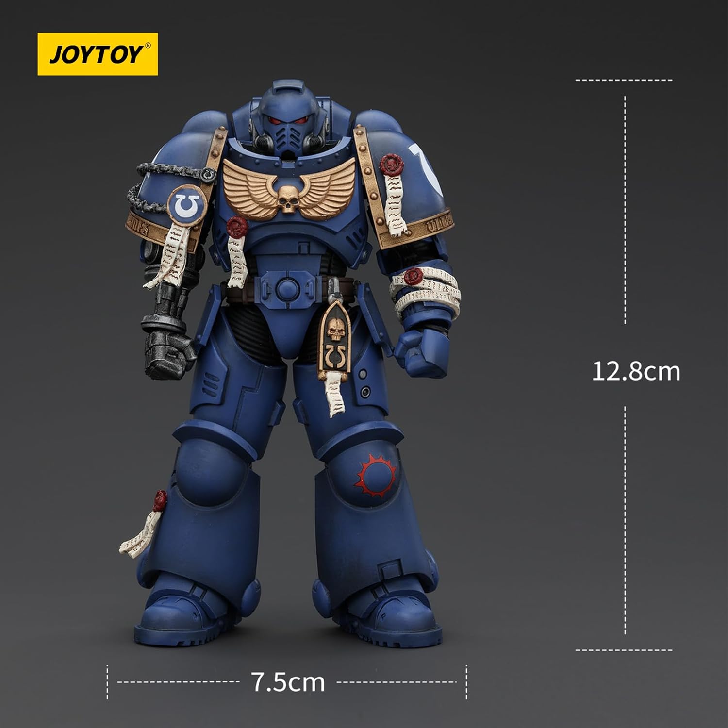 JOYTOY Warhammer 40k Space Marine 2, Uitramarines Brother Chairon 1/18 Action Figure Collect Models, Dedicated to You Who Love Collecting