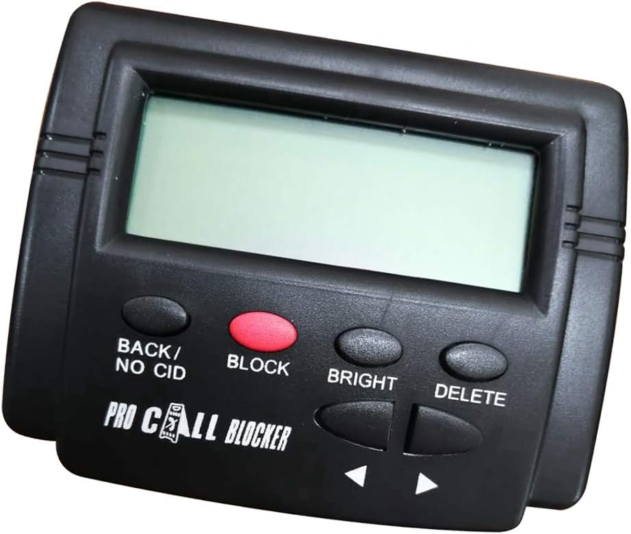 SDENSHI Call Blocker for Landline Phones with Caller ID Display Dual Signal FSK/DTMF : Electronics