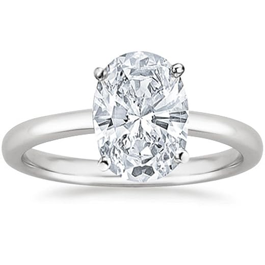 14K White Gold Lab Grown Diamond Ring