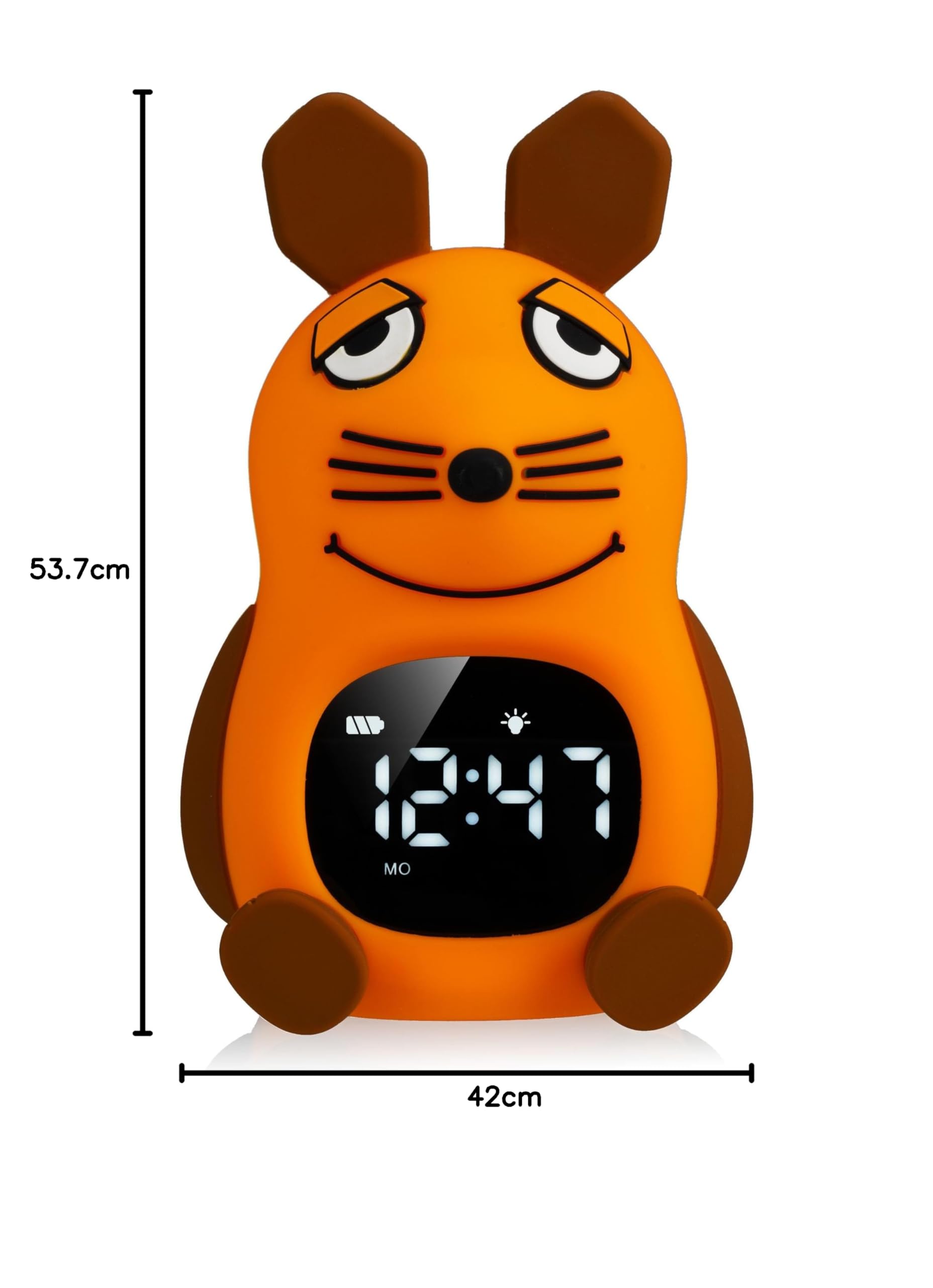 DieMaus sveglia per bambini con luce notturna