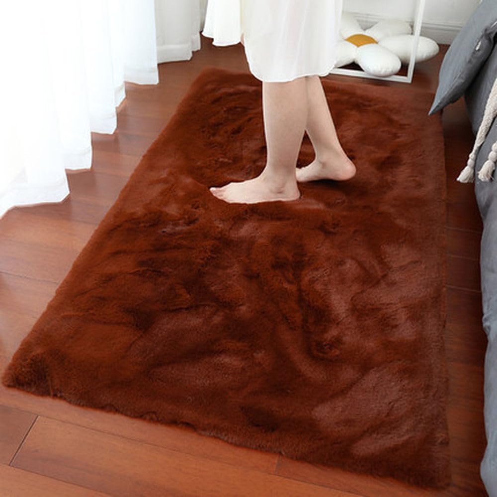 Tapis salon ultra doux moelleux peluche lavable maison 120x160