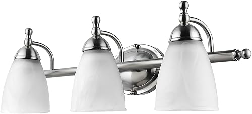 Miniatura 5 de Globe Electric Cusco - Tocador con 3 luces, 50783, 60.0watts, 120.00 volts