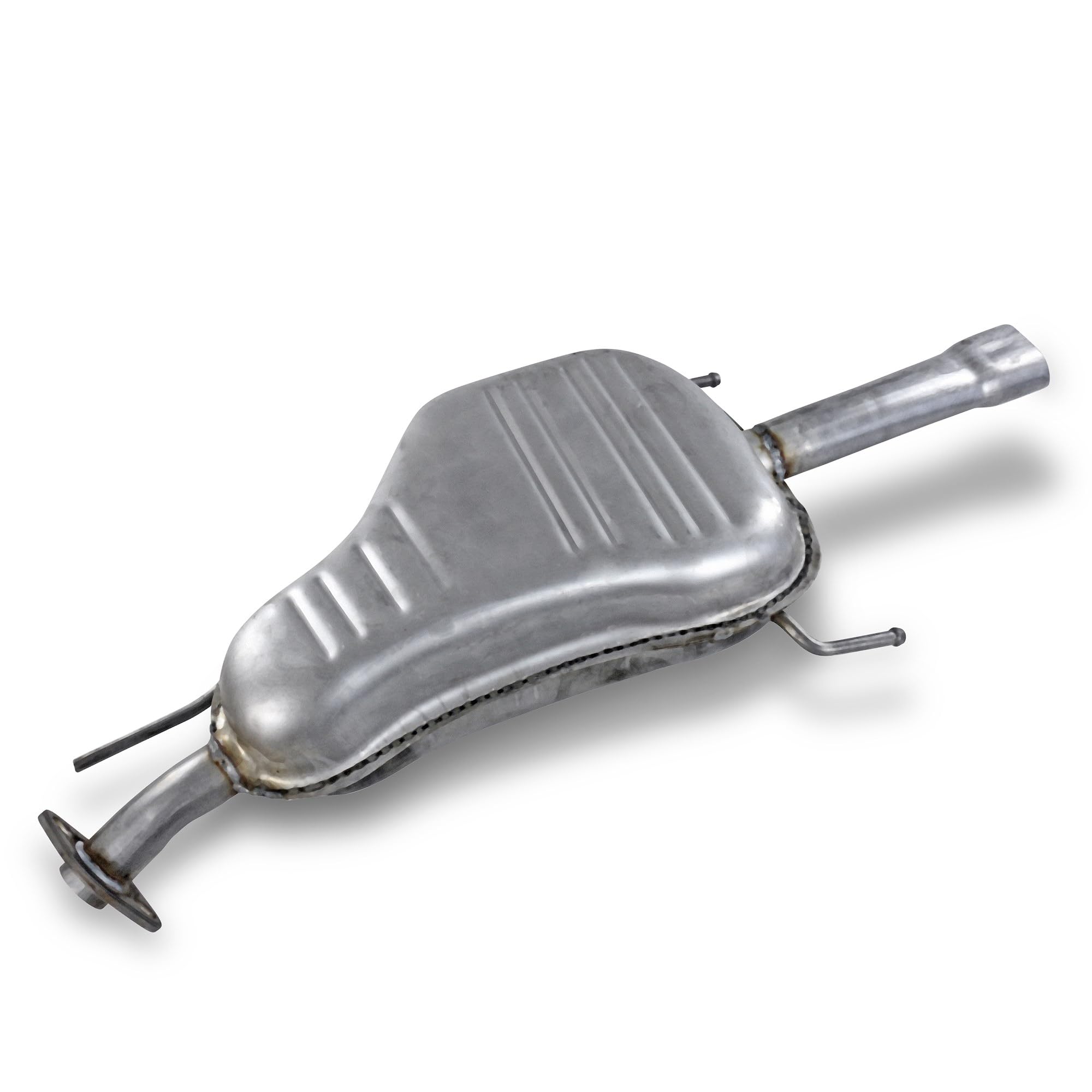 ATEC Germany Silenciador de escape 1x Silenciador trasero incl accesorios de montaje compatible con OPEL ASTRA G Cabriolet (T98), ASTRA G Coupe (T98)