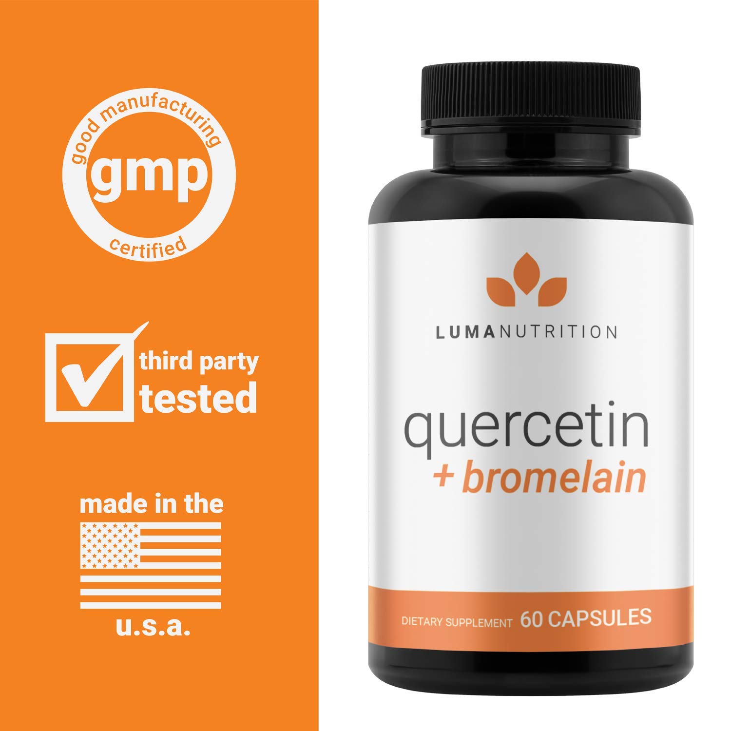 Quercetin 500mg Quercetin with Bromelain Powerful Quercetin