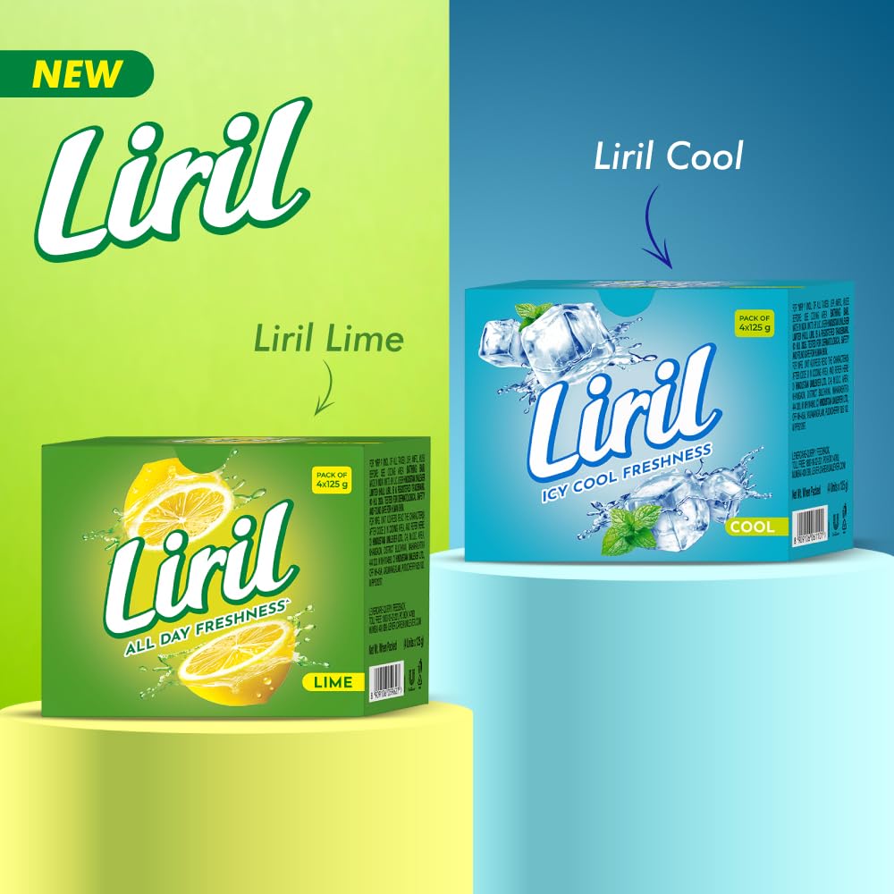 Liril Lime Bathing Bar | Feel the Citrus Burst of Freshness | Pack of 6 (6 x 125g) 4