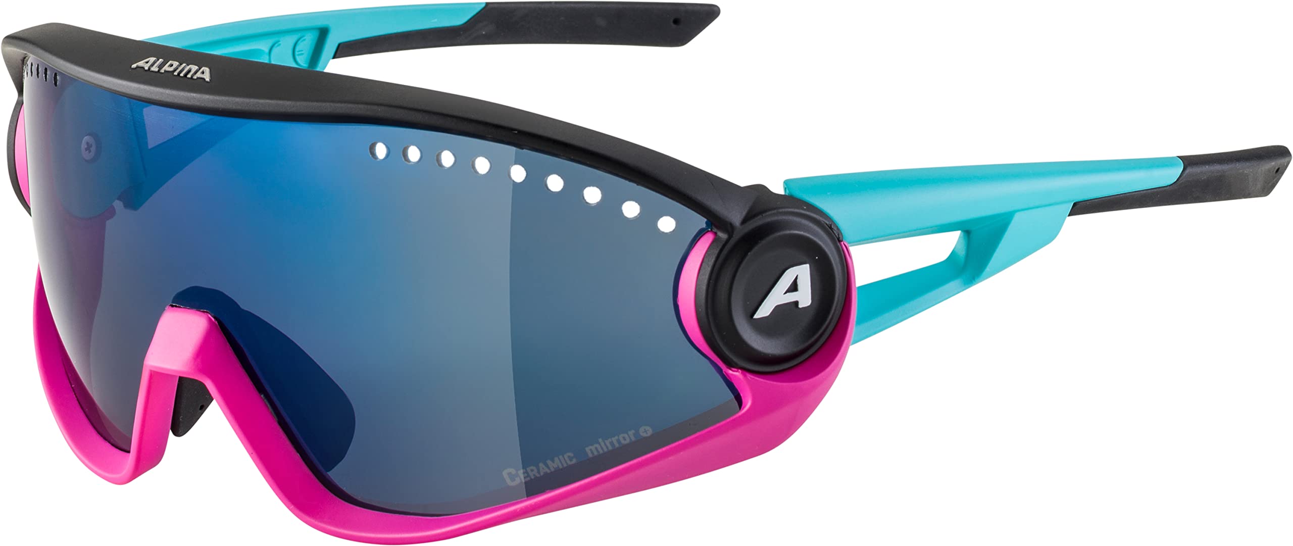 ALPINA Unisex - Dorośli, 5W1NG Okulary sportowe