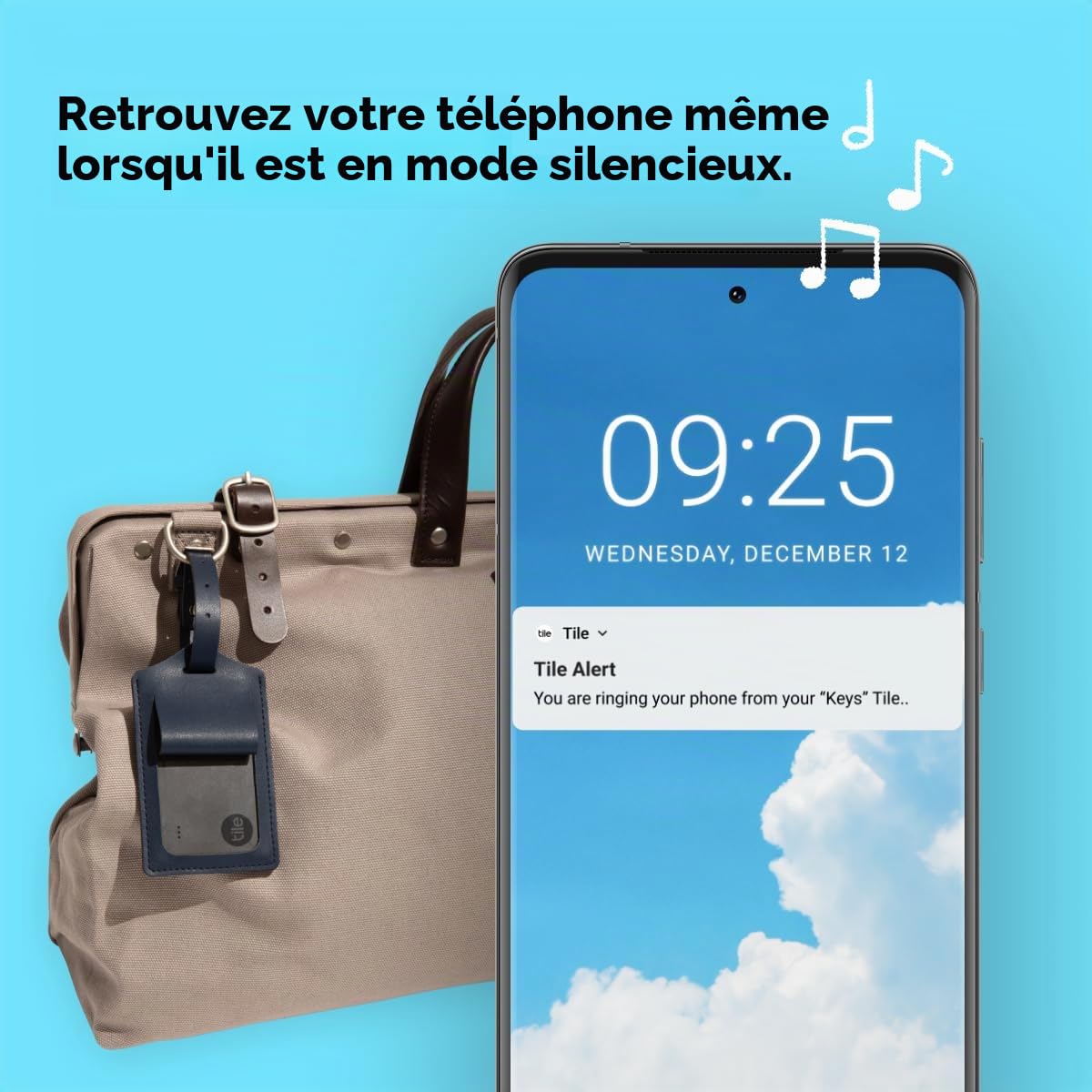 Tile Slim (2022) 1 unité, Noir