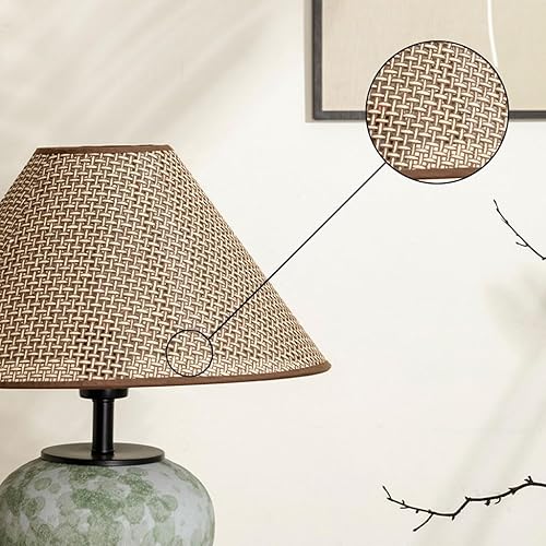 Miniatura 3 de Lamp for Desk Retro Ceramic Table Lamp Living Room Decoration Atmosphere Lamp Bedroom Bedside Table Lamp Desk Lamps for Home Office