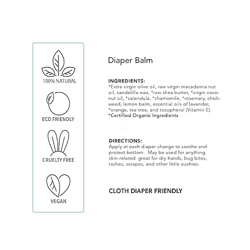 Miniatura 6 de BALM Baby Taylors Naturals - Bálsamo natural para sarpullidos y ayuda para la piel para todo uso tarro de vidrio de 2 onzas  20fl oz fabricado en