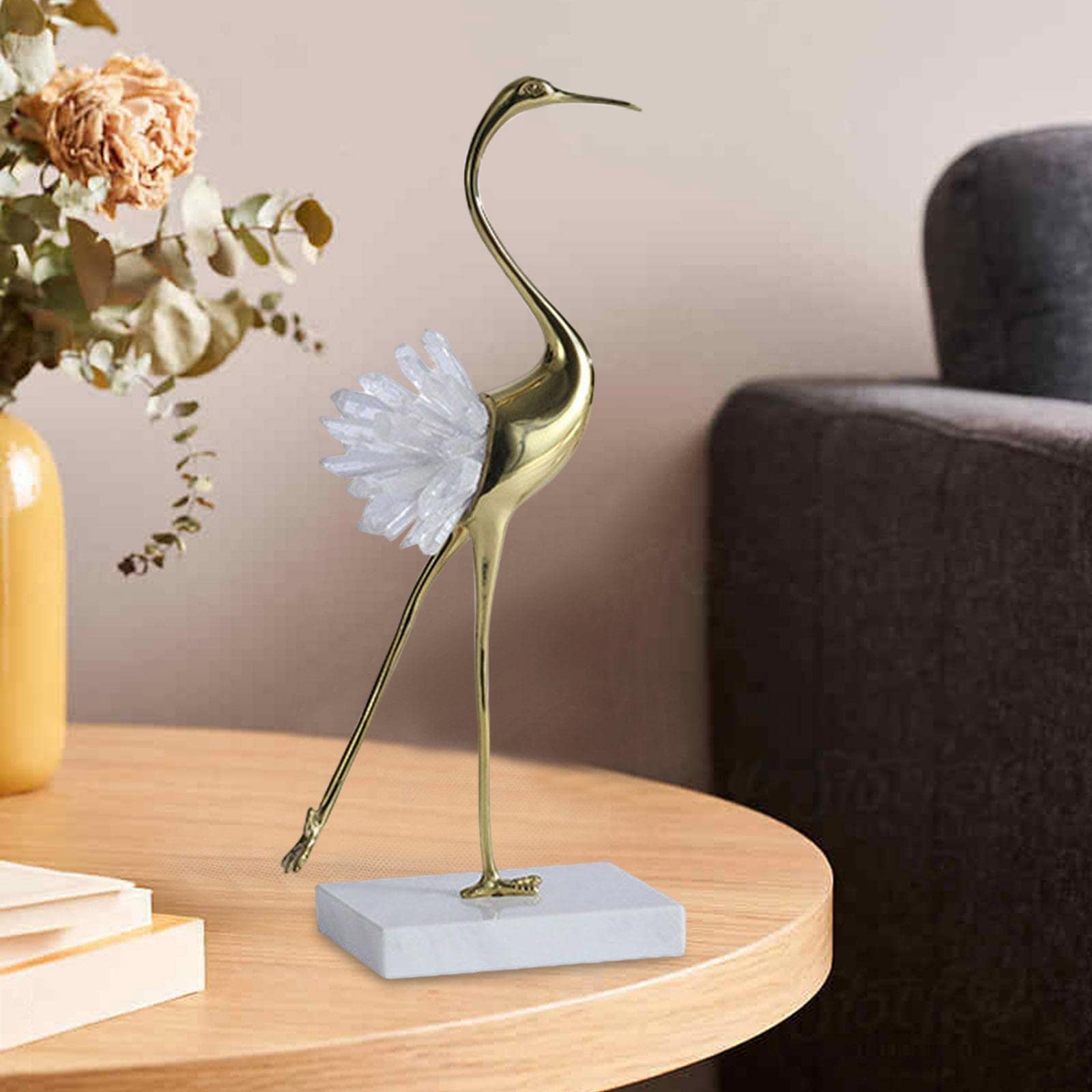 Estatua de de Latón con de Lujo Moderno, Accesorios de Decoración para El Hogar, Decoración de Gabinetes de Sala de Estar, Estilo D, Individual