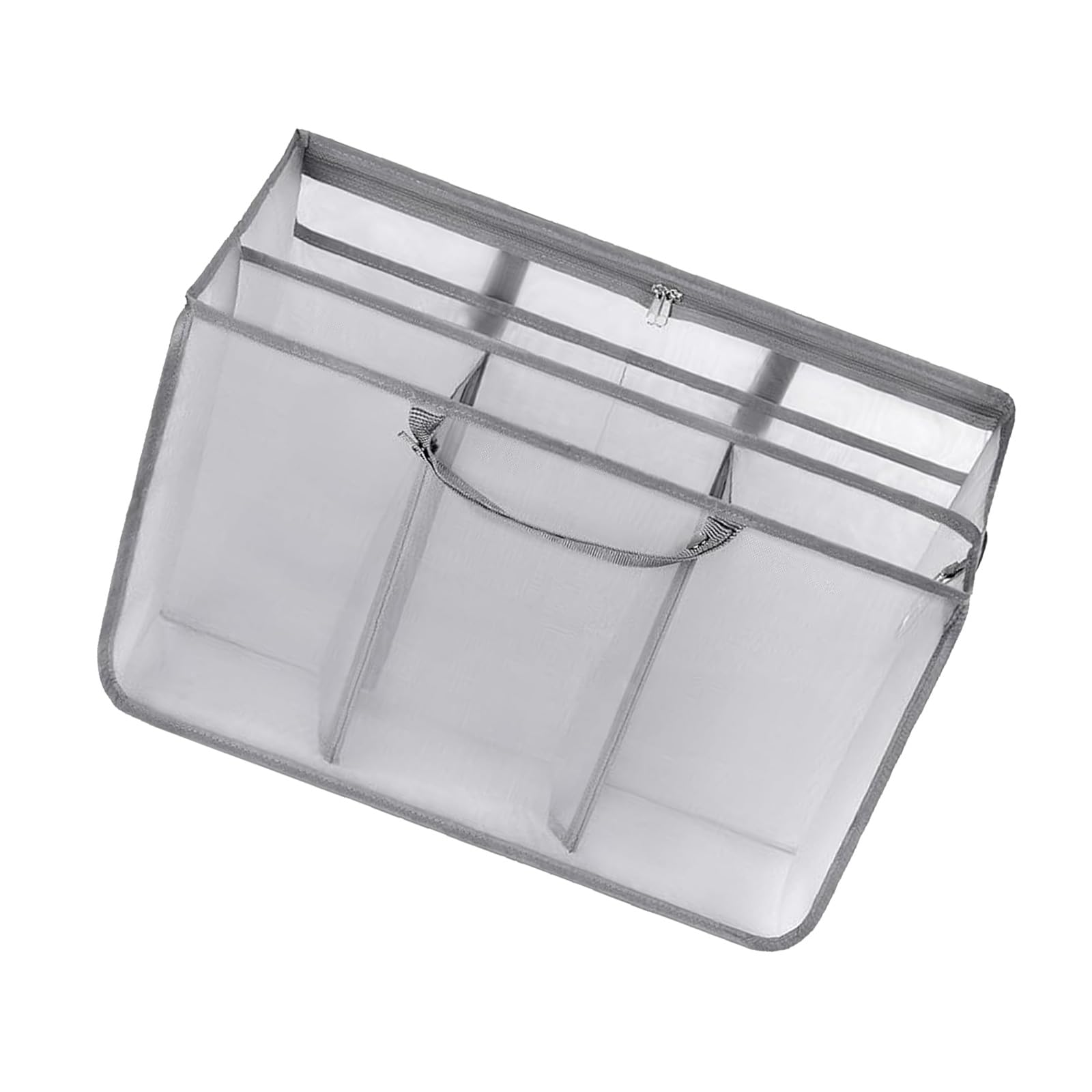 Piceioep Bag Organizers for Beach Bag,Toted Organizers Insert,Lightweight Mesh Divider with Zipper Pocket Compartments Mesh Insert Divider Pouches Beach Inserts