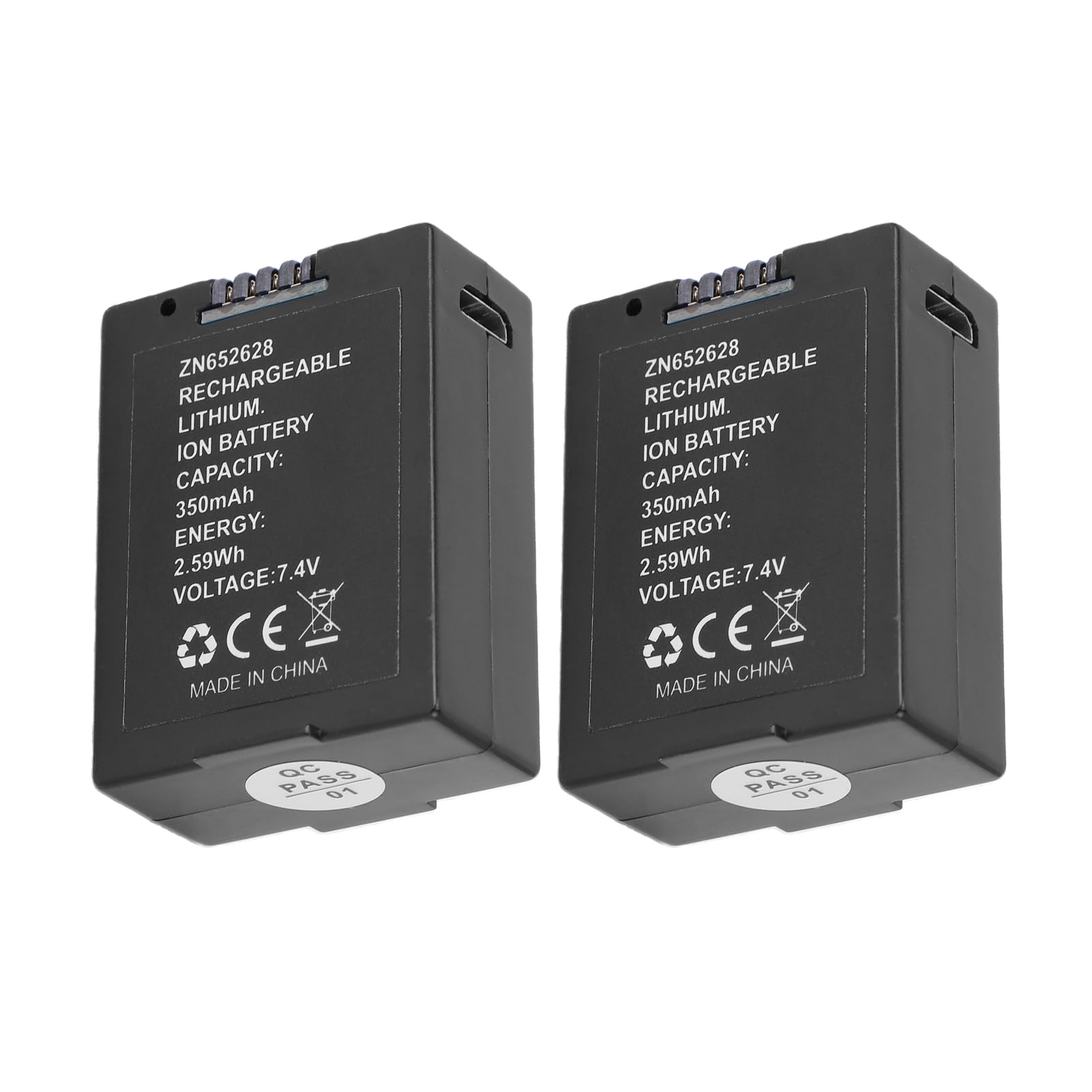 Jectse Batterie pour Hélicoptère RC, 7,4 V 350 MAh, pour RC Era C187