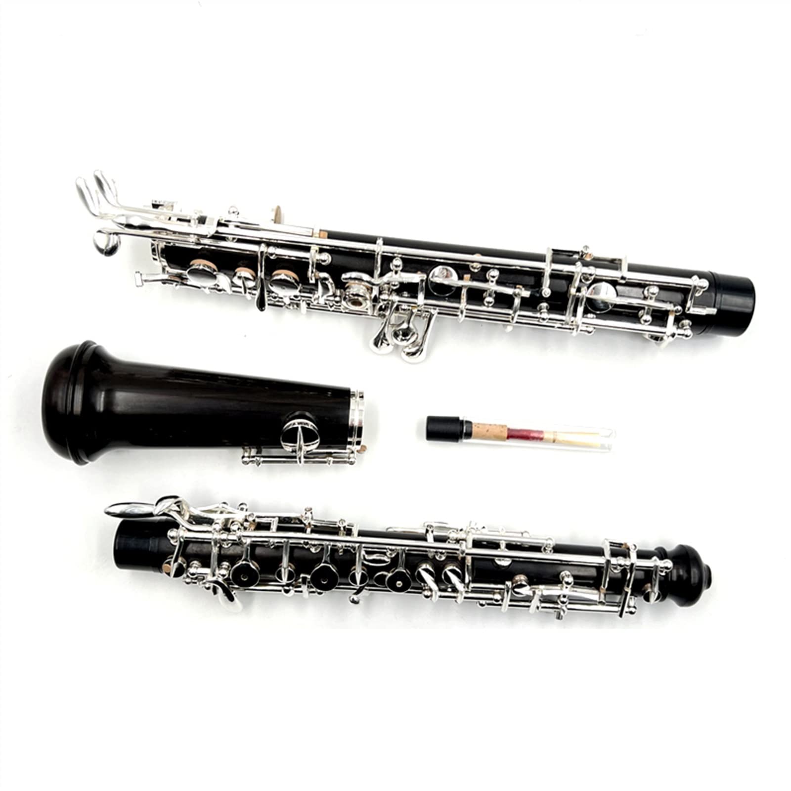 Pulsante Argentato Oboe Strumento Musicale Studente Tipo di Performance Professionale Ebano Automatico Oboe Oboe per Principianti