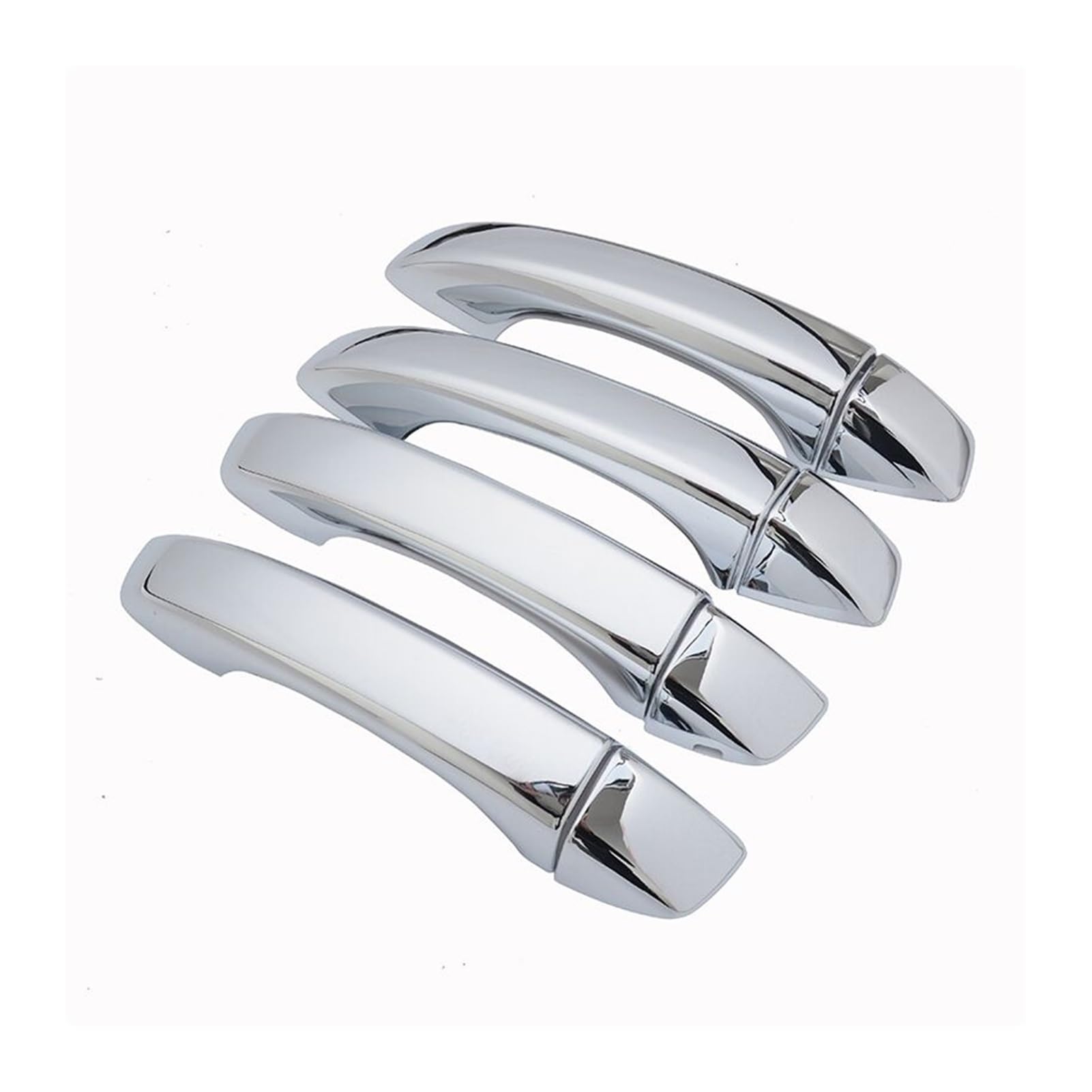 Rinkteea 2 Exterior Car Door Handle For Mg Zs 017 018 019 020 021 02 Carbon Fiber Chrome Car Door Handles Cover Trim Styling Stickers(2)