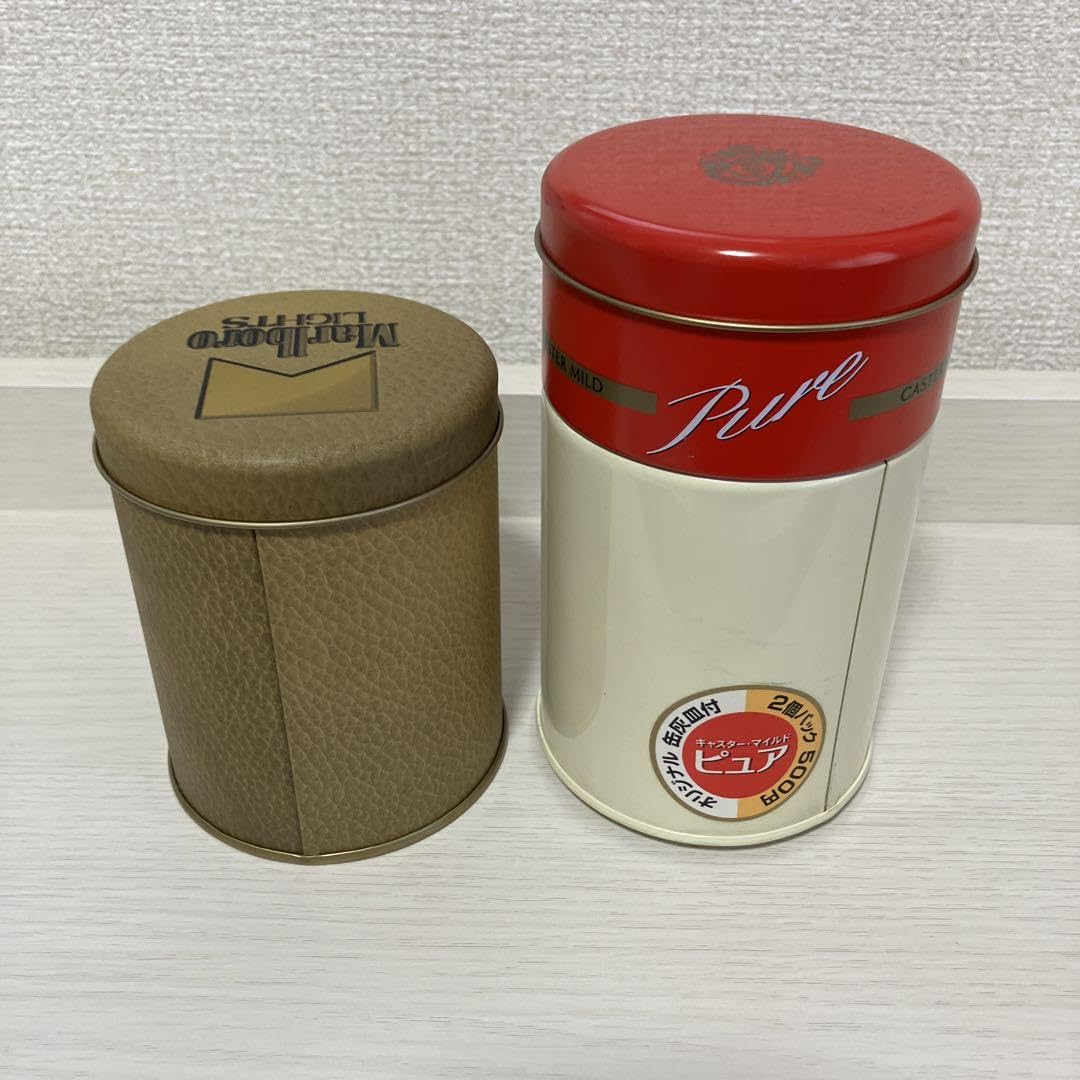 Amazon.co.jp: キャスター マルボロ 灰皿 レトロ 缶 タバコグッズ