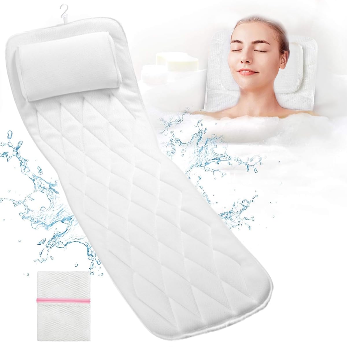 THMINS Full Body Bath Pillow