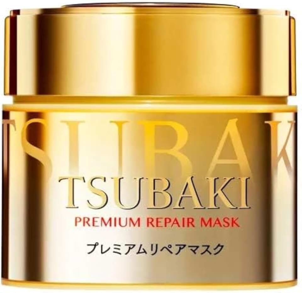 TSUBAKI Máscara capilar premium de 180 g penetra profundamente no cabelo para fornecer e bloquear nutrientes para efeitos sustentados do tratamento de salão