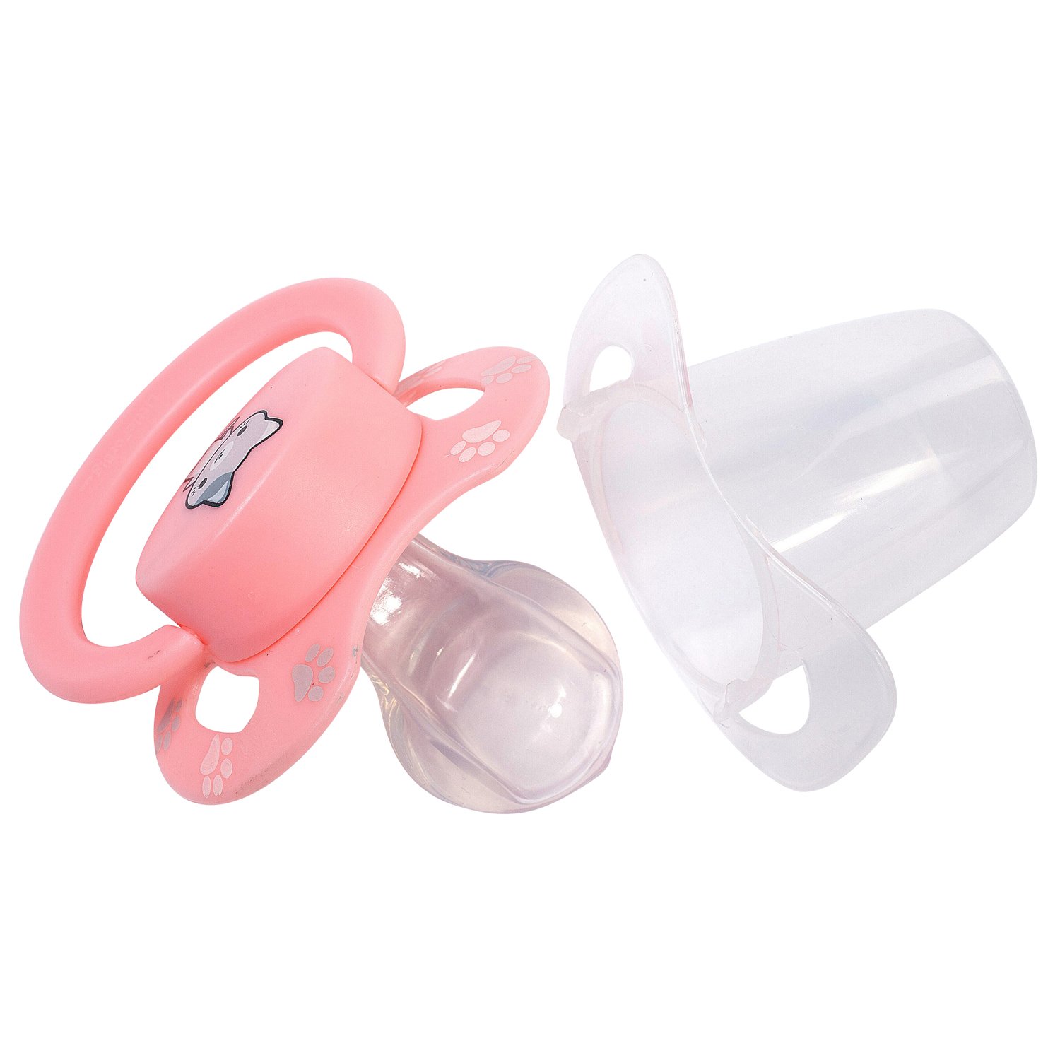 LittleForBig Pacifier Printed Set- Pink and Blue, Pink & Blue set - Image 4