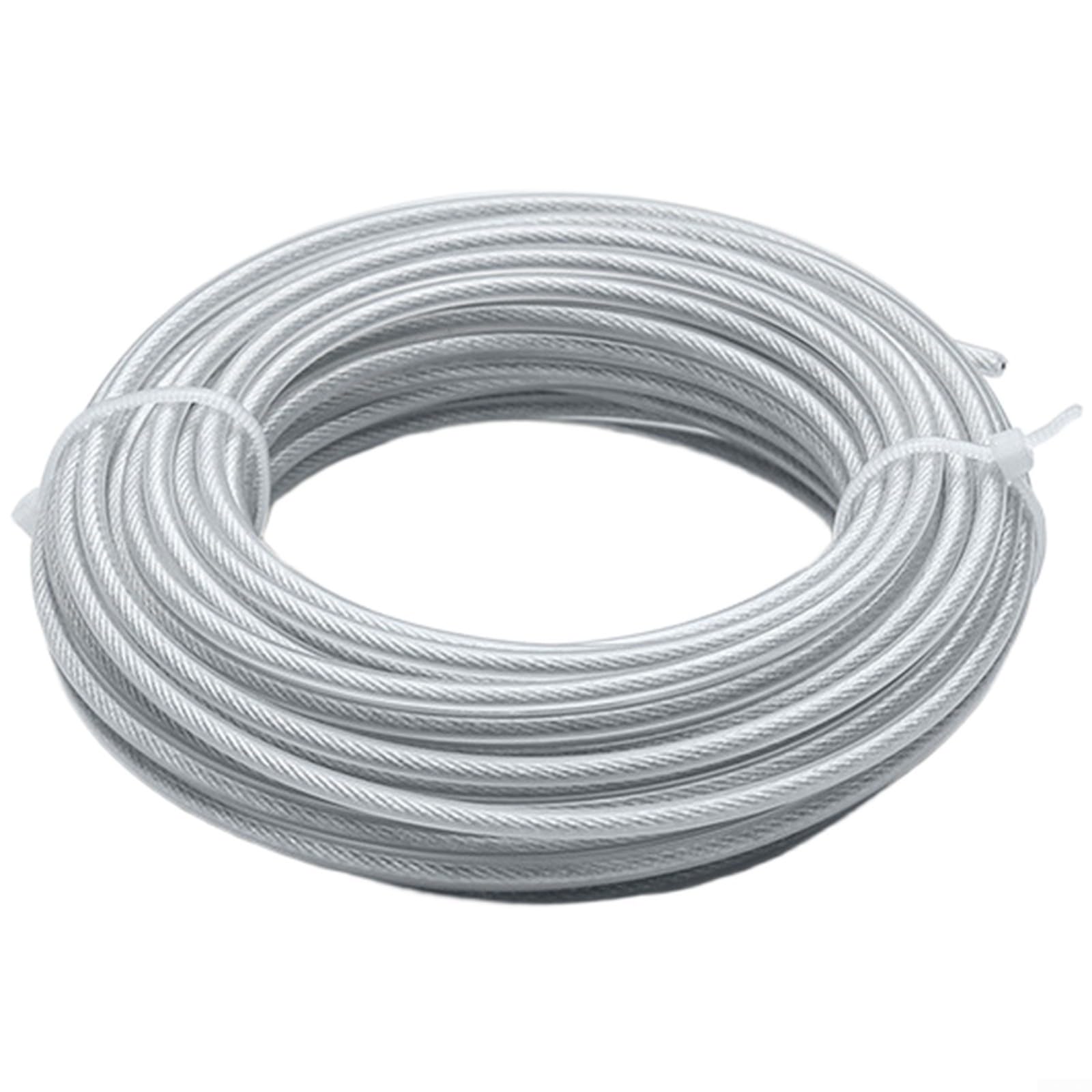 Filo di acciaio rinforzato di alta qualità per decespugliatore in nylon resistente, per tosaerba, per fitte spazzole e attività paesaggistiche (D)