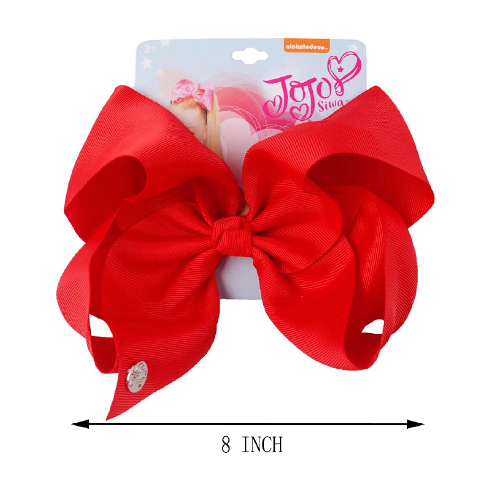 Grand Nœud Cheveux JoJo Siwa – Corne De Licorne Arc-en-ciel Pastel – Avec Support Frange