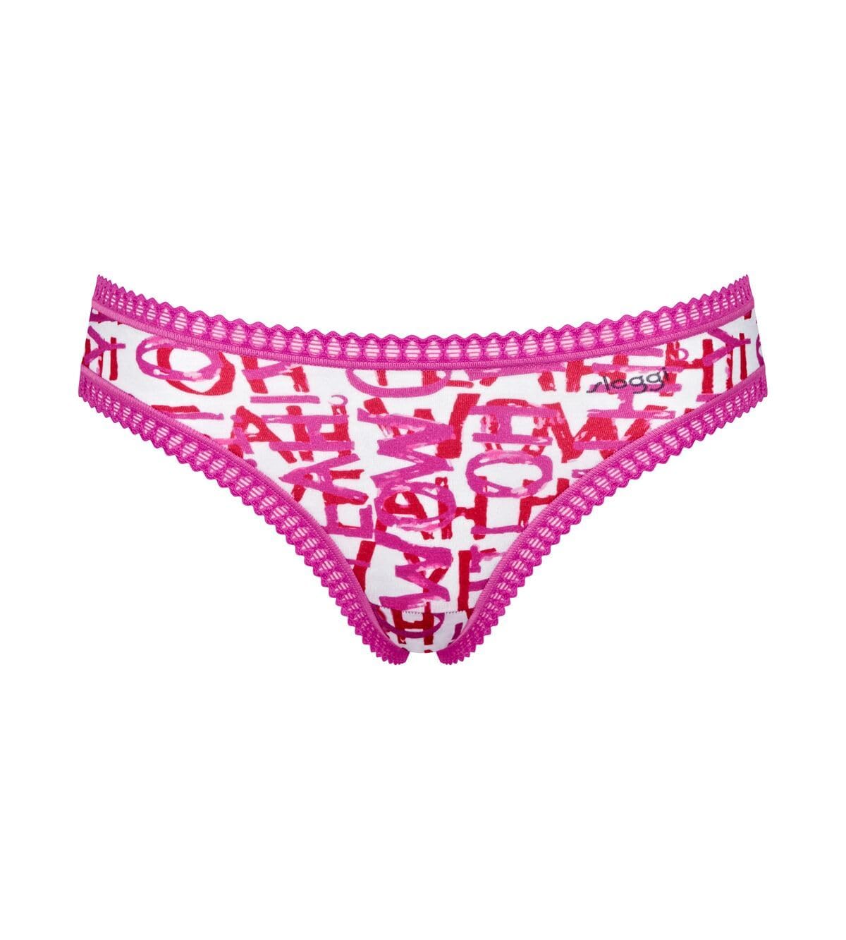 Sloggi Women's GO Crush Mini C3P Underwear, Pink - Dark Combination, XS
