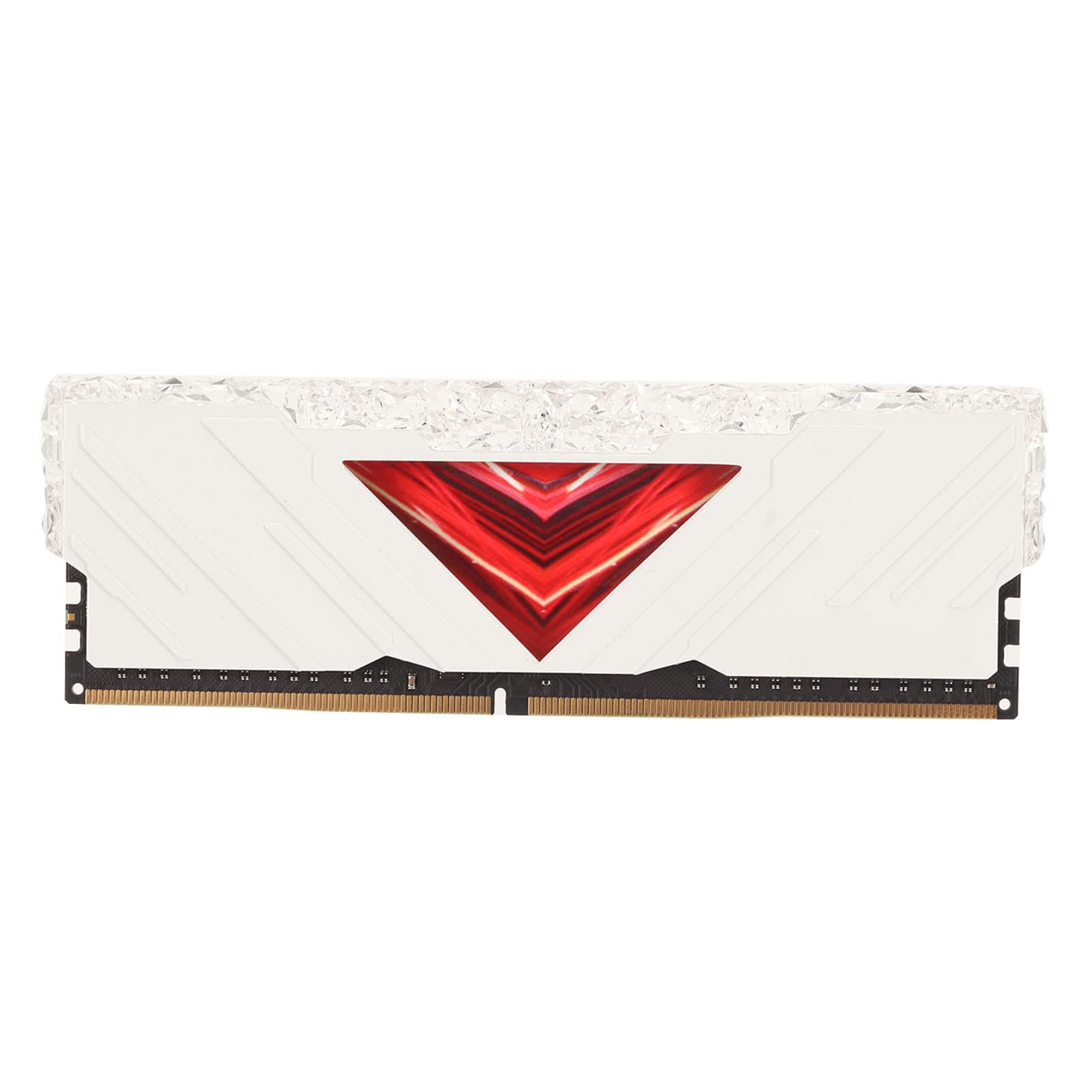 Zestaw Pamięci DDR4 RAM 16 GB Moduł Pamięci do Komputera Stacjonarnego 3200 MHz, przepustowość 25600, Radiator ze Stopu Aluminium, Oświetlenie RGB, pamięć RAM do Gier Modernizacji Komputera
