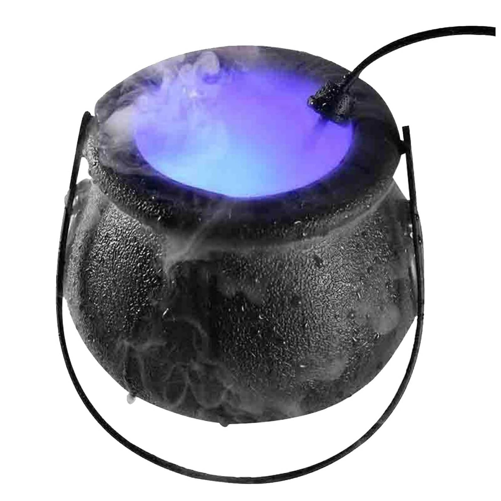Cauldron Halloween Decor Witch Cauldron Fog Maker Large, Witch Cauldrons & Mist Maker with 12 Color Changing LED Light, Halloween Party Prop Decorations