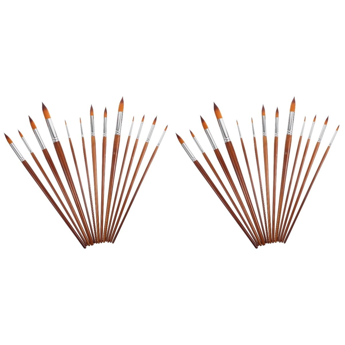 26stücke Teiliges Pinselset Aus Nylon Für Wasser Und Ölmalerei Hochwertige Flexible Borsten Für Anfänger Und Profis Geeignet Für Aquarell Gouache
