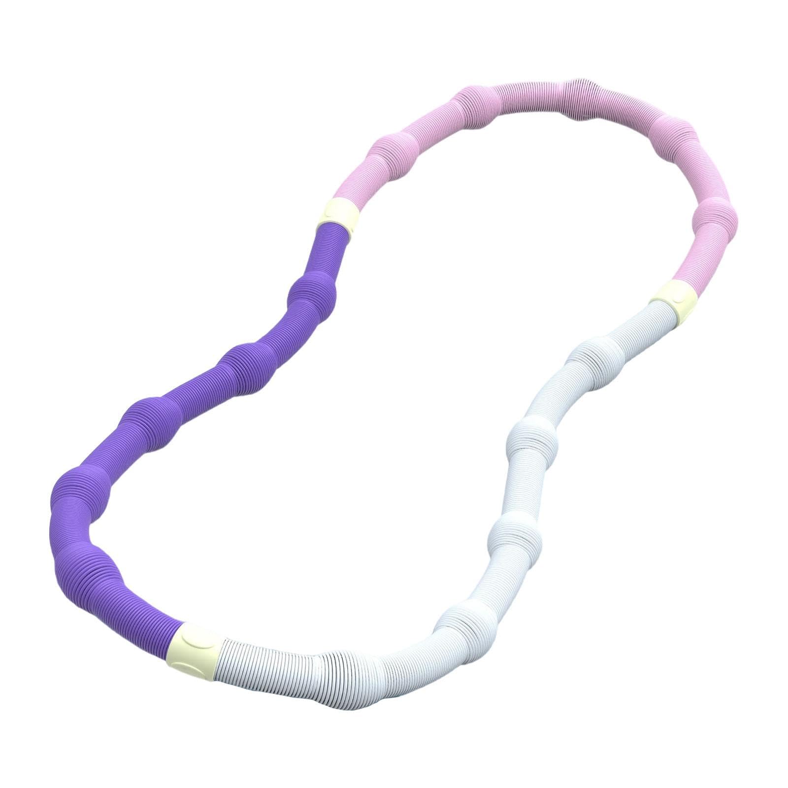 Cerchio per Esercizi Fitness, Accessorio Fitness, Anello Massaggiante in PVC con Molla, Attrezzatura per Ginnastica Addominale, Adatto a Donne E Uomin