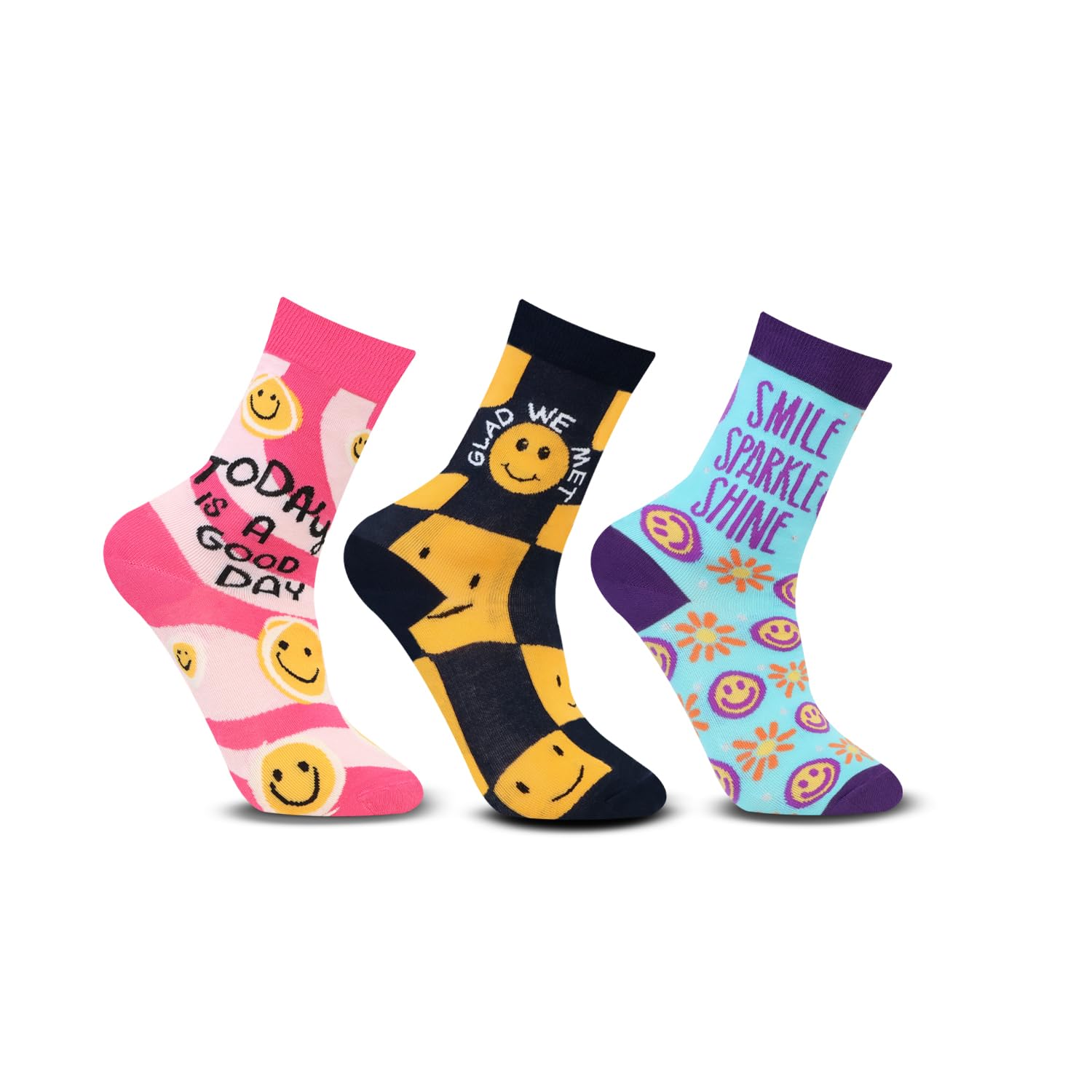 bonjour Women/Girl Self Love Designer Calf Length Socks-picture-30