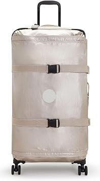 Kipling SPONTANEOUS L Large Vertical Rolling Luggage - Metallic Glow Silver
