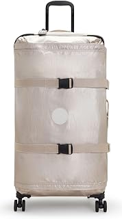 Kipling SPONTANEOUS L Großes Rollgepäck, hochkant, Metallic Glow (Silber)