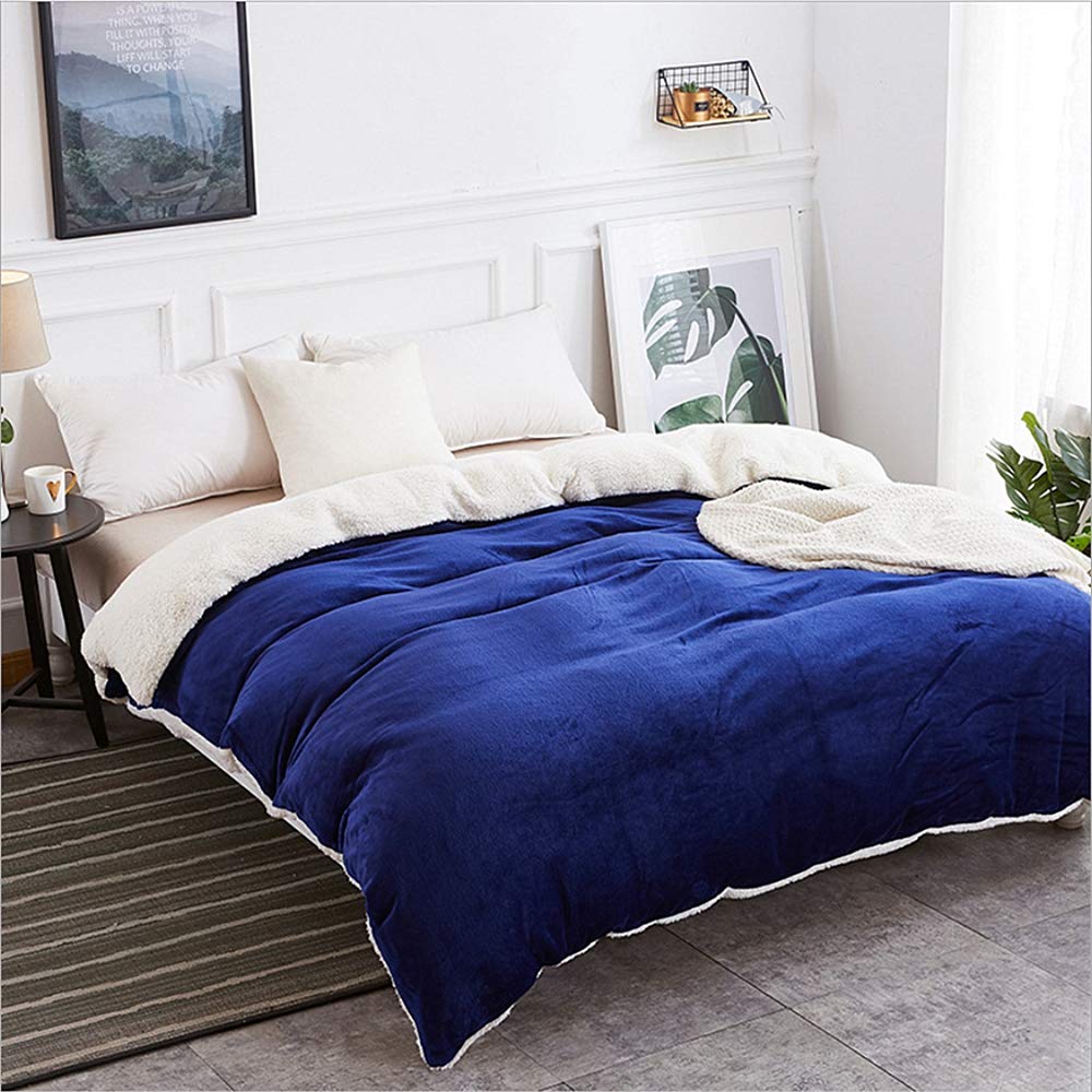Housse de couette peluche AB05 150x200 isolante pour stopper le froid et mieux dormir