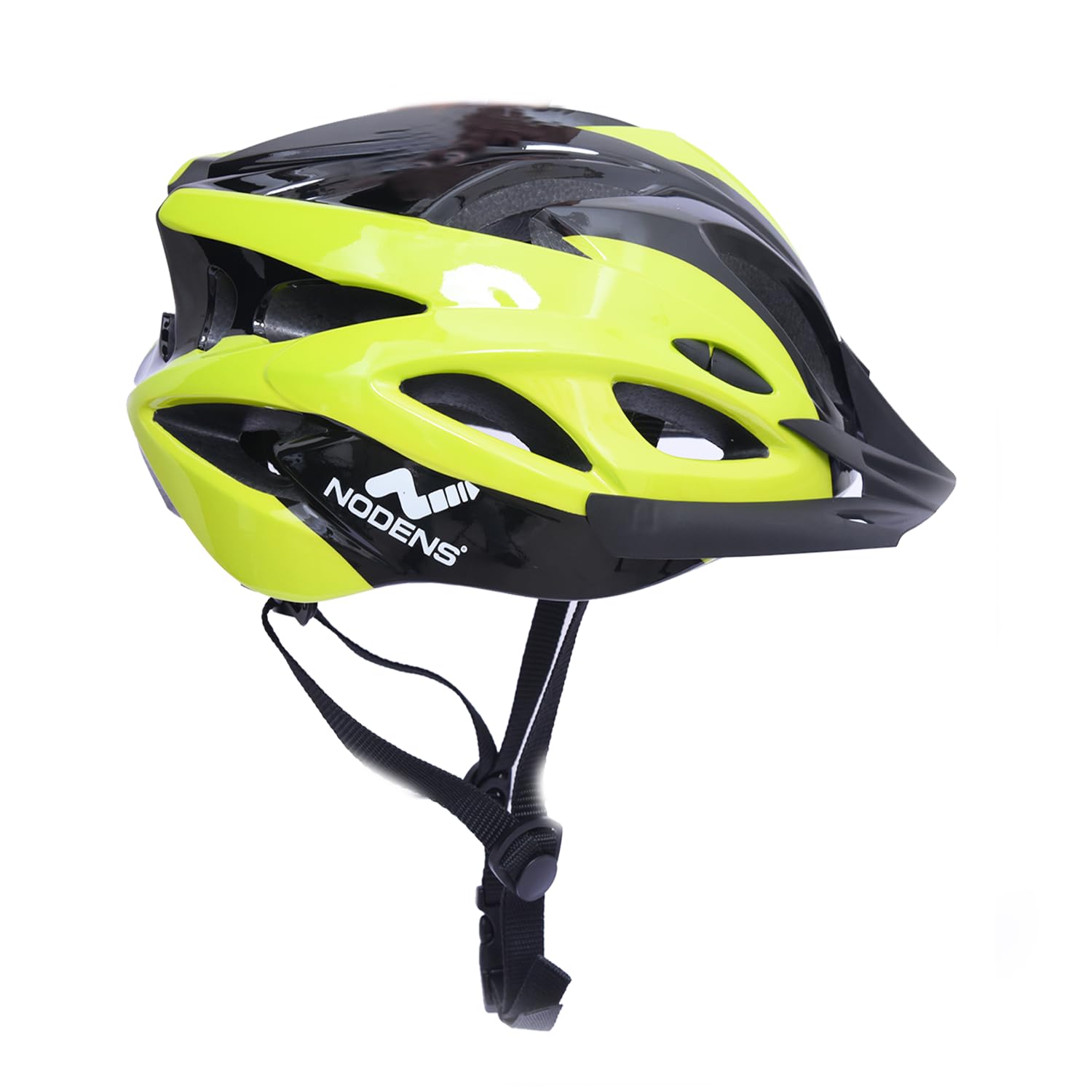 Nodens Cycle Helmet for Cycling Helmet for Men Helmet (Black/Yellow, L) 2