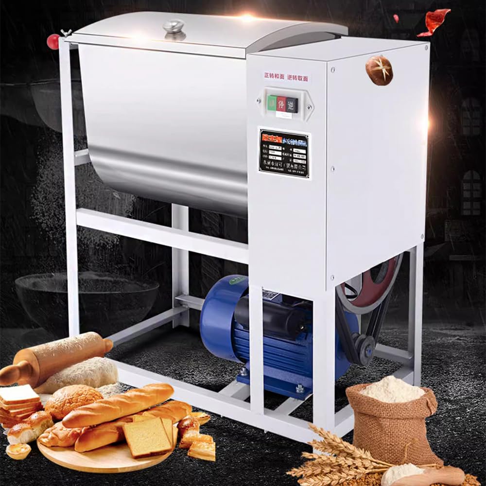 Macchina Per Impasto Per Impasto Commerciale Da 220 V, Capacità 2,5-4 Kg, 28 Giri/Min, Adatto Per Preparare Panini, Pane, Noodles, Torte,1500w