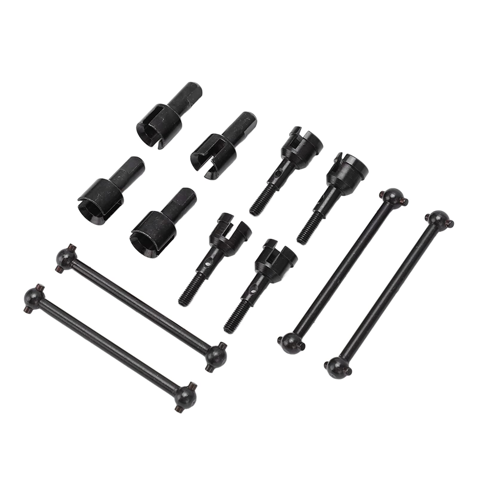 RC Dog Bone Drive Shaft,RC Dogbone Adapter Diff Cup Joint Axle as RC Car Truck Parts Replacement for WLtoys A949 A959 A969 A979 (Black)