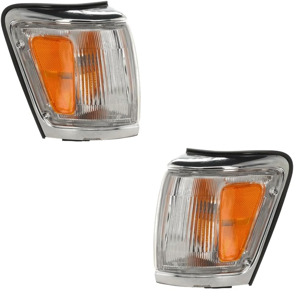 Rareelectrical New Pair Of Corner Light Compatible With Toyota 4Runner Sr5 4 Cyl 2.4L 4Runner Sr5 6 Cyl 3.0L 1992-1995 To2521147 To2520147 8161035201 8162035201