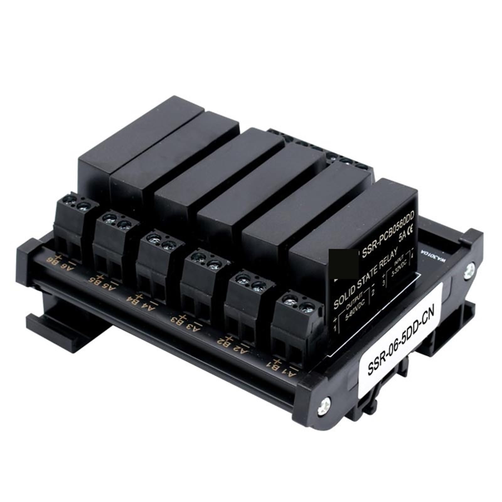 Module relais SSR 8 canaux DC DC commutation rapide 5A montage DIN