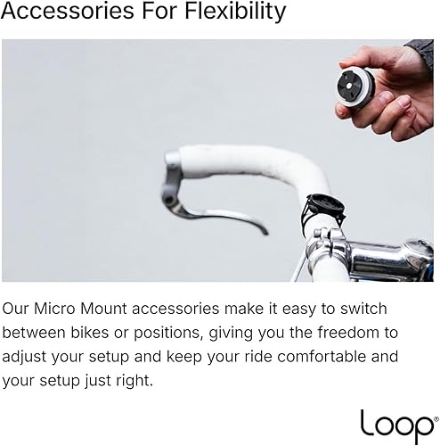Miniatura 5 de Loop - Micro Mount - Soporte de teléfono para bicicleta con tapa de vástago ultracompacto (negro)
