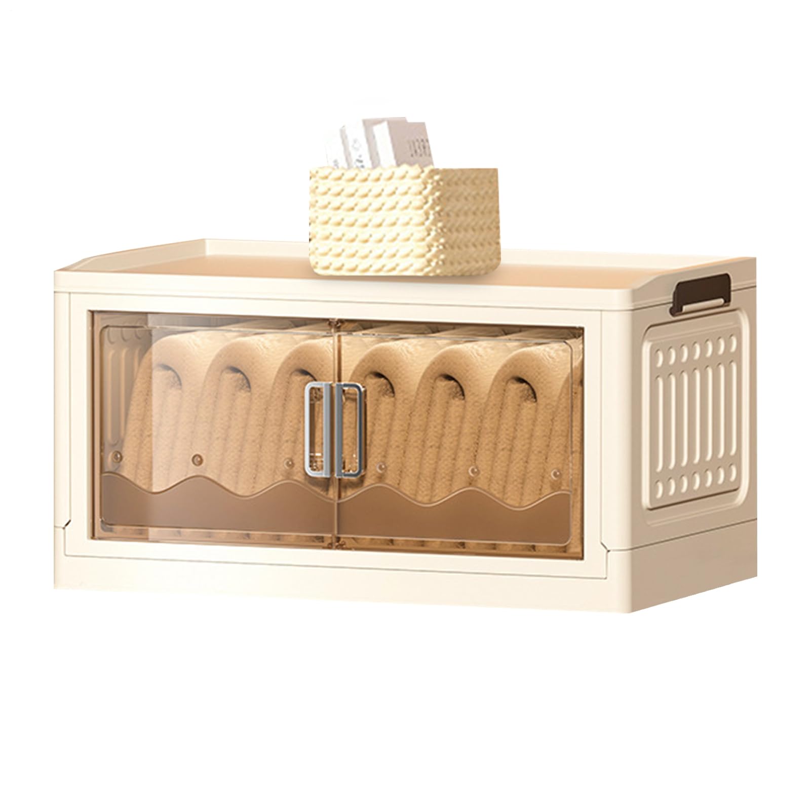 Boîte de rangement transparente pour éliminer le désordre du linge