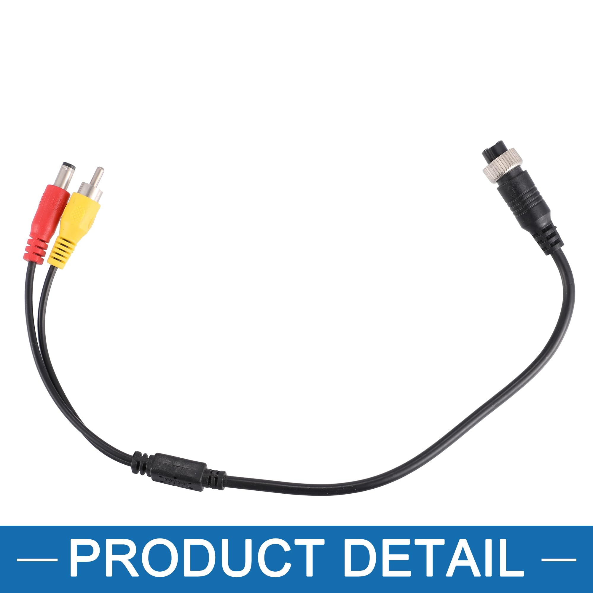 Adattatore Da 4 Pin A RCA Per Telecamere Auto - Cavo Connettore M12 Per Monitor Video