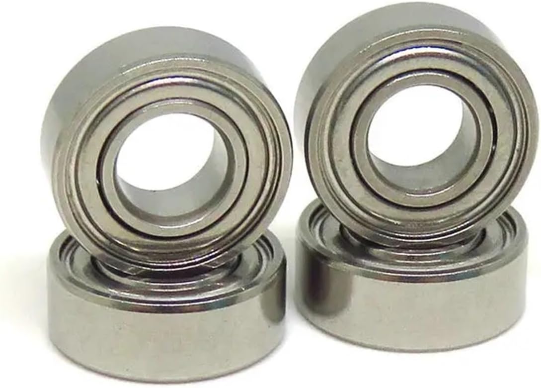 BAMMY 10pcs SMR115 ZZ 5x11x4 Mm 440C Stainless Steel Bearings MR115 Z SMR115Z 5 * 11 * 4 Mm RC Car & Reel Miniature Ball Bearing