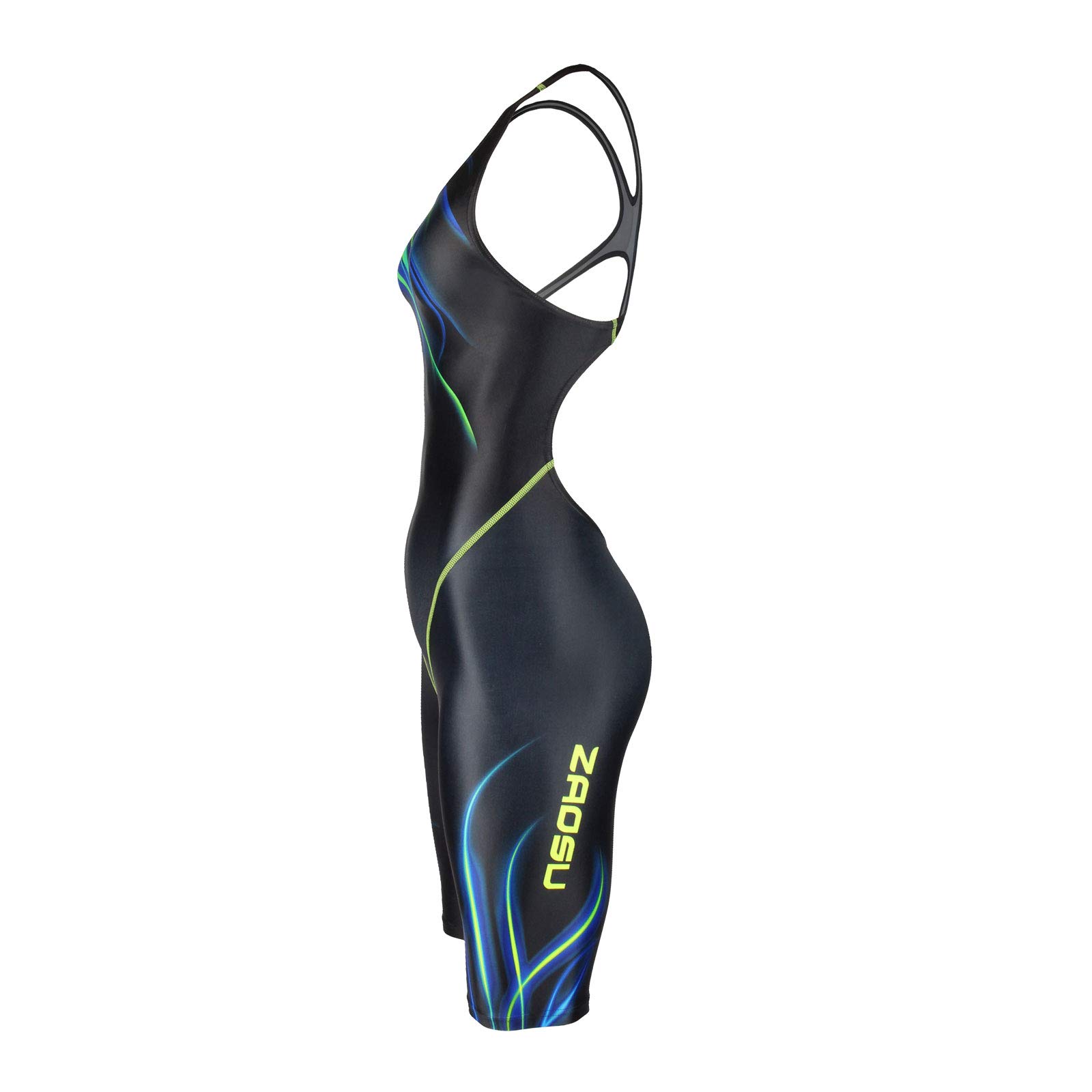 ZAOSU Wettkampf-Schwimmanzug Z-Fire III Badeanzug mit Bein Damen Mädchen