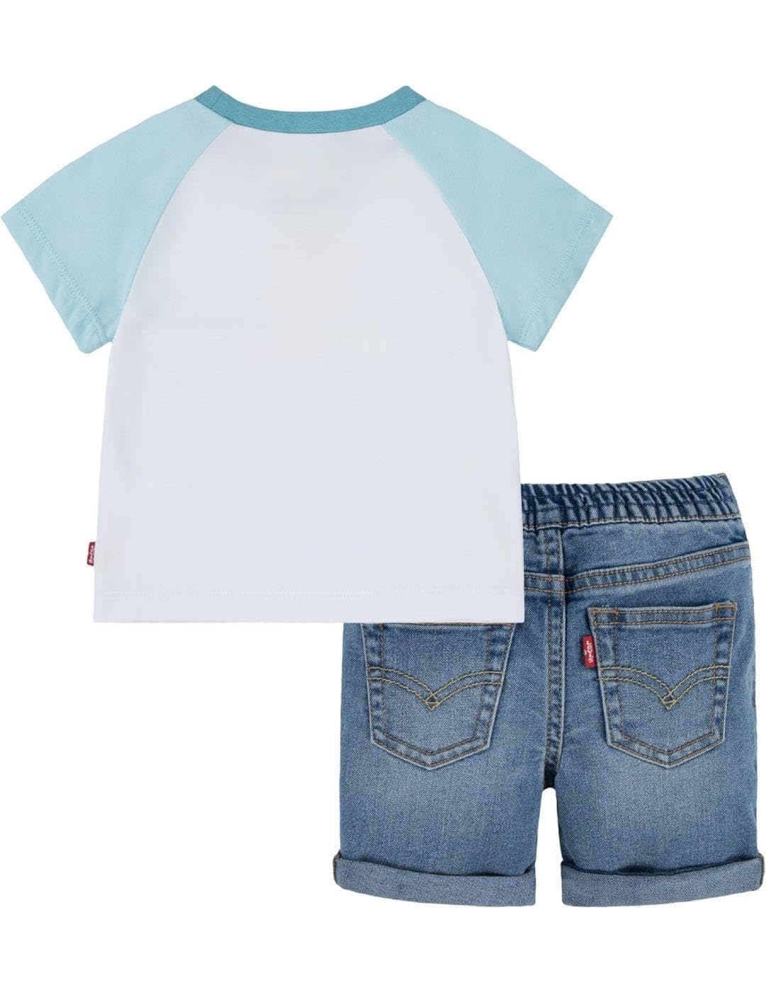 Levi's Baby-Jungen Tee and Short Set Sbss241 Abgestimmte Outfits