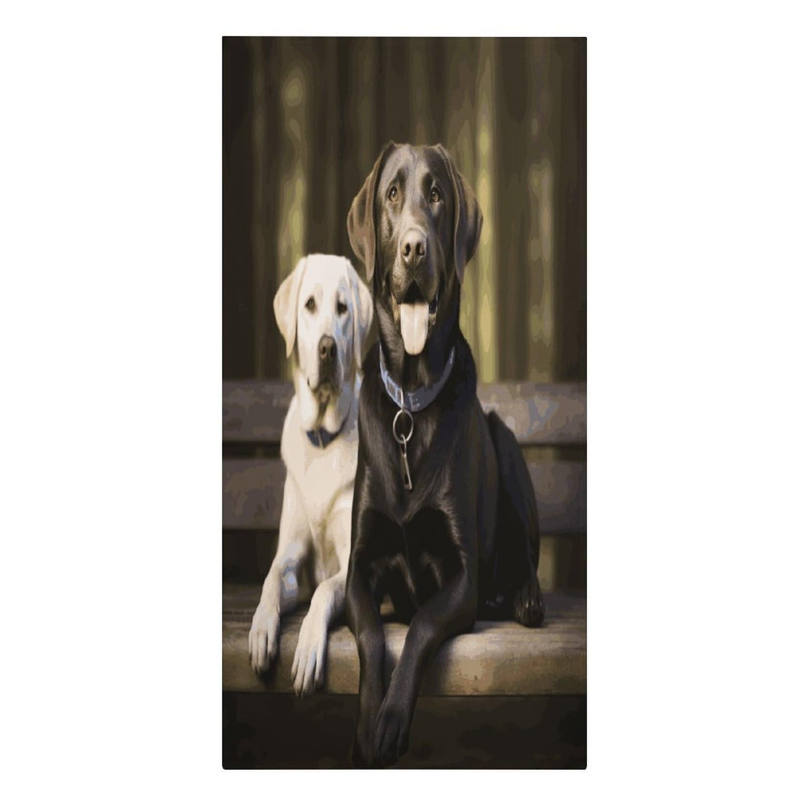 Fekiloot Men's Style Labrador Large Beach Towel, Travel Towel For Adults Wo, Pool Towels For Beach, Camping, Swim Pool, Gym, Sports& Yoga 61.4"X30.3"